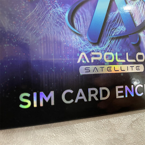 Apollo Satellite Sim Card Enclosed Holographic Packaging <b>Box</b> Rectangle Corrugated Board Telescope <b>Box</b> With QR Code And Details - Product Image 4