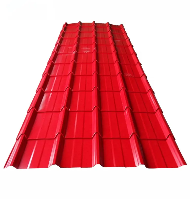 Zinc Roofing Sheet Preprinted Color Coated Zinc Aluminum Gi Ibr Iron Corrugated Steel Roofing Sheet