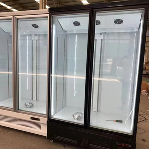 1,2 m de ancho, dos puertas de vidrio, 650L, refrigerado por aire, gran nevera independiente, refrigerador grande comercial - Product Image 1