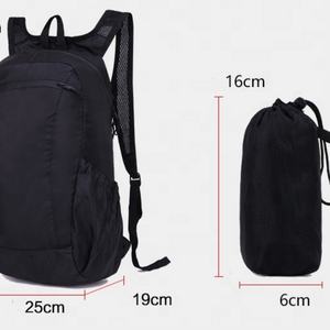 Sac à dos pliable en polyester imperméable grande capacité, personnalisable avec logo, pour voyage et sport, fabrication OEM/ODM - Product Image 2