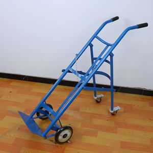 Carretilla Manual para Cilindros de Oxígeno de 40L, 200KG, <span class=keywords><strong>4</strong></span> <span class=keywords><strong>Ruedas</strong></span>, Plegable - Product Image 2