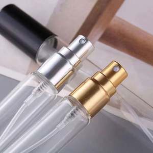 Mini bouteilles de parfum en verre de 3ml 5ml 8ml 10ml 15ml avec capuchon en métal pulvérisation de brouillard fin pour pulvérisateur de pompe d'impression d'écran quantité minimale de commande 100 pièces - Product Image 2
