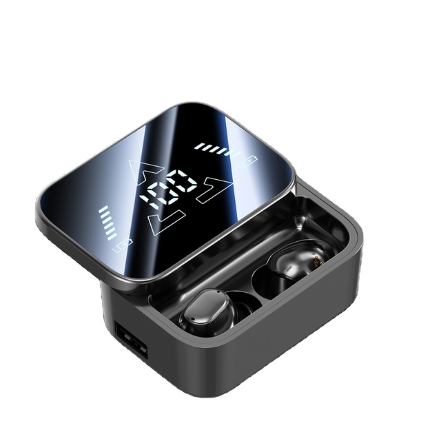 2026 New Custom M149 Mini In-Ear Wireless Gaming Headphones ENC IPX5 Waterproof for 6.0 LED Battery Mirror-Finish Design