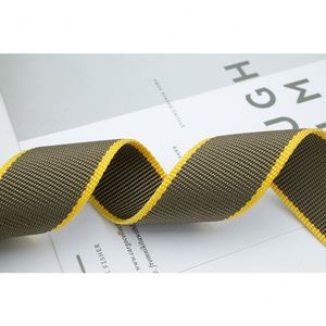 High Quality Custom logo Jacquard Soft Thinner Polyester Ribbon <b>Webbing</b> Nylon Tape for Garment - Product Image 2
