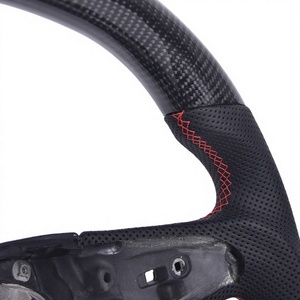 Volant en fibre de carbone à bas <span class=keywords><strong>prix</strong></span> en stock pour <span class=keywords><strong>Audi</strong></span> Q3 A4 B7 C7 <span class=keywords><strong>RS6</strong></span> A6L B9 A3 S Line S5 B8 A5 B8 A4L - Product Image 3