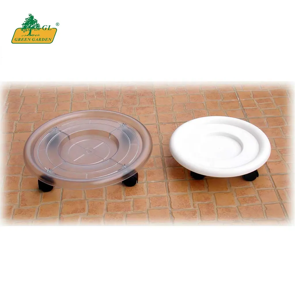 Producto de Venta caliente flor olla planta Caddy con ruedas planta carro Caddy de Mover con ruedas