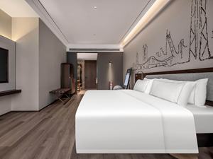 Juego de dormitorio de hotel moderno de madera maciza Flex Habitar para uso comercial en hoteles y apartamentos - Product Image 2