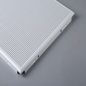 Azulejos de <span class=keywords><strong>techo</strong></span> decorativos de espuma metálica, 600x600mm, perforados de aluminio, diseño de <span class=keywords><strong>techo</strong></span> - Product Image 3