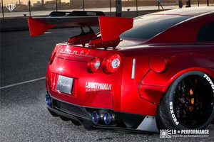 Aileron en fibre de carbone pour Nissan GTR, aileron en fibre de carbone de style LB amélioré pour GTR - Product Image 5