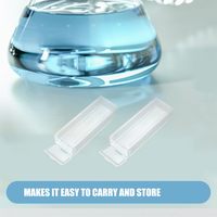 Customizable OEM Reusable Clear Plastic Anatomy Microscope Slide Storage Box Lab Supplies 5-Piece Capacity Slides Holder