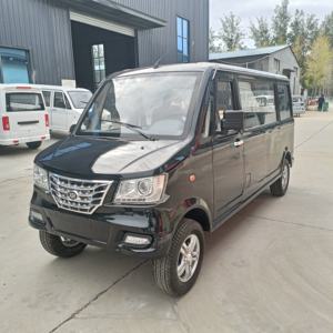 Mini-fourgonnette électrique noire 4 roues 7 places, charge rapide, autonomie inférieure à 100 km - Product Image 2