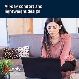 Poly Plantronics Blackwire 3210 có dây tai nghe duy nhất với Boom Mic USB-A kết nối - Product Image 5