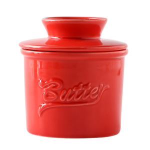 Beurrier français personnalisable et écologique avec couvercle, en céramique durable et silicone, pour la cuisine domestique, design européen - Product Image 4