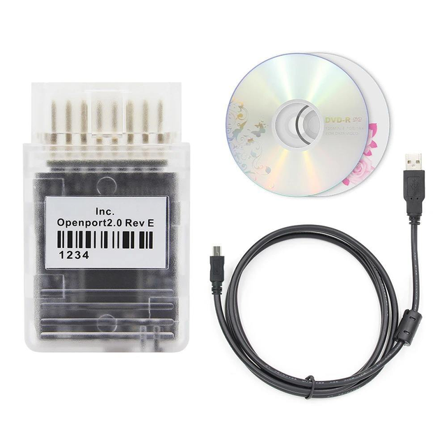 Openport 2.0 Connector ECU Flash Programmer Cable Chip Tuning Tool English Code Reader and Diagnostic Tool for Mitsubishi Cars