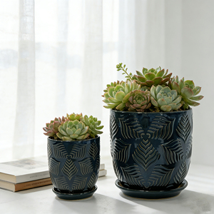Macetas de Cerámica para Plantas Suculentas Pequeñas, Venta al Por Mayor de Fábrica - Product Image 2