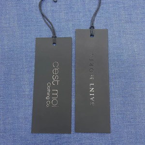 Tùy Chỉnh Chất Lượng Cao Xu Hướng Bronzing Quá Trình In Thẻ Với Chuỗi Đầy Màu Sắc Kết Cấu Giấy Treo Thẻ Quần Áo <span class=keywords><strong>Hangtag</strong></span> - Product Image 6