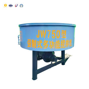 500l/750l/1000l Zand Grote Capaciteit Betonmixer Hopper Mobiele Draagbare Verticale Betonnen Cement Pan Mixer Te Koop - Product Image 2