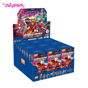 Blokees <span class=keywords><strong>Marvel</strong></span> Heroes 04 - La Bataille Climatique Version Originale Chinoise Authentique Modèles à Assembler Blocs <span class=keywords><strong>de</strong></span> Construction Jouet Boîte Mystère - Product Image 1