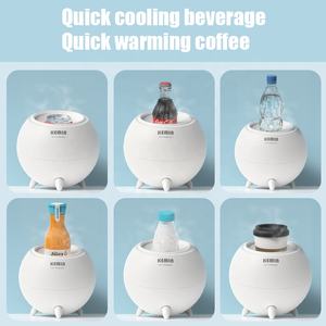 Mini Refrigerador KEMIN de 0.8L, Refrigerador Portátil para Auto, Mini <span class=keywords><strong>Nevera</strong></span> de Color Caramelo, Enfriador de Leche, Mini <span class=keywords><strong>Nevera</strong></span> para Uso en Hoteles - Product Image 2