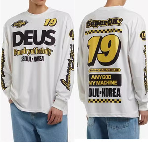 เสื้อเจอร์ซีย์จักรยาน Deus สำหรับผู้ชาย แขนยาว ระบายอากาศได้ดี ผลิตจากโพลีเอสเตอร์ พิมพ์ลายแบบ Sublimation โลโก้ด้านหน้า ชุดแข่งจักรยานเสือภูเขา - Product Image 3