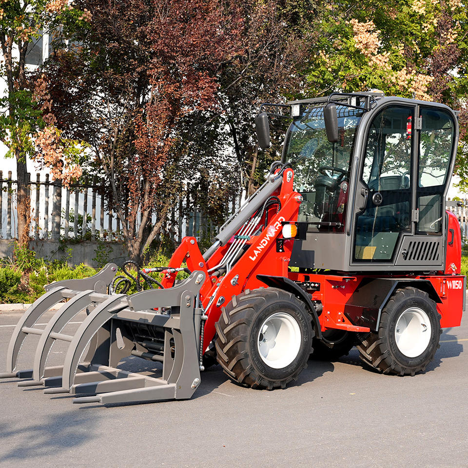 W1150 Compact Wheel Loader Kubota Engine 18.2kW 0.8Ton Rated Load CE ...