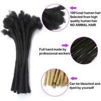 Extensions de Dreadlocks au Crochet Fait Main en Cheveux Humains 100% Naturels Doux, Crépu Frisés Style Afro Colorés de 4,6 cm - Vente en Gros