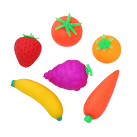 XTQ Factory Outlet Anti-Stress Fidget Toys Strawberry TPR Squishy Anti-Stress Balls pour l'âge de 5 à 7 ans Matériau plastique promotionnel