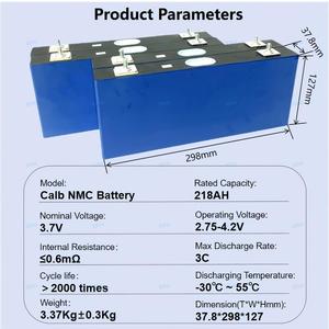 แบตเตอรี่ลิเธียมไอออนแบบแท่งปริซึม CALB 3.7V 218Ah NMC ชาร์จได้ - Product Image 2
