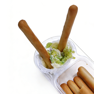 Biscuits individuels à double bâtonnet pour commande <span class=keywords><strong>en</strong></span> gros OEM, avec crème de yaourt et morceaux de kiwi, emballage individuel, snacks de loisirs - Product Image 4
