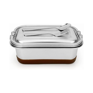 New Design Stainless Steel Sealed <b>Lunch</b> <b>Box</b> With Two <b>Compartment</b> Large Capacity Suitable for Kids Leakproof <b>Lunch</b> <b>Box</b> - Product Image 4