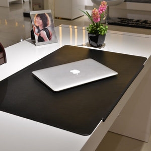 Office Desk Mat <b>Rectangle</b> 700x450x3mm Black Waterproof Wear Resistant Non Slip Thickened Writing Computer Mouse Pad - Product Image 1