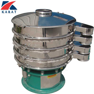 Zwei schicht ige kreisförmige Vibrations sieb maschine SS304 für Sojamehl - Product Image 4