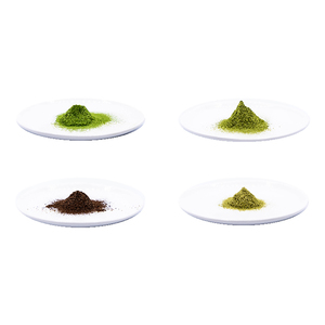 Thé vert japonais en poudre, quatre types, échantillons, petit coffret de voyage, cadeaux en vrac - Product Image 1