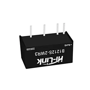 Hi-Link Hot sale 2w 12v to 12v dc dc converter Small Size high efficiency isolated switching power module supply B1212S-2WR3