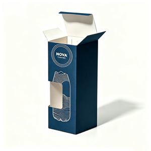 Boîte en carton ondulé personnalisée pliable avec logo imprimé pour solution d'emballage de bouteille d'eau en verre thermos en acier inoxydable - Product Image 4