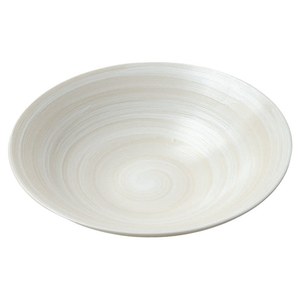 Plato de Servir de Cerámica Redondo Hecho a Mano, Vajilla Retro de Color Sólido para Comer - Product Image 5