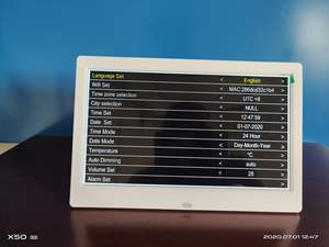 シンプルなスタイル10インチデジタルスマートカレンダー日月大型ディスプレイ壁掛け時計高齢者認知症高齢者向け - Product Image 5