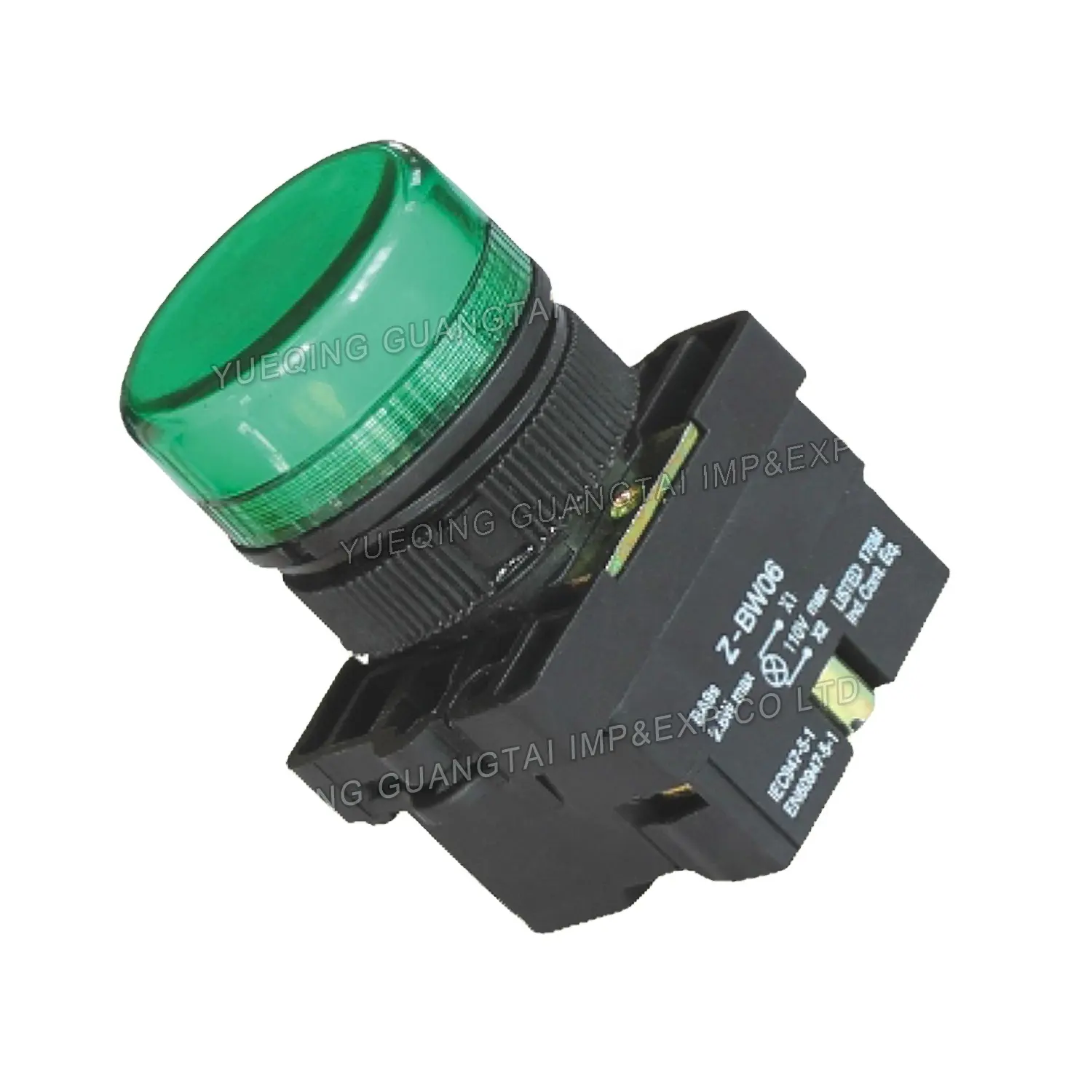 LAY5-EV63 berkualitas tinggi tombol tekan siram langsung sesaat 1NO atau 1NC dengan sakelar lampu LED Neon