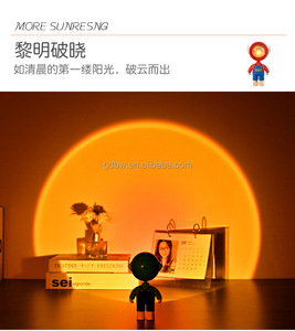 2025 New Arrival <span class=keywords><strong>Hot</strong></span> 7 màu sắc hoàng hôn đèn chiếu 360 độ có thể điều chỉnh điều khiển cảm ứng cầu vồng hoàng hôn chiếu đèn - Product Image 5