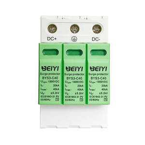 Protector Contra Sobretensiones de CC Trifásico de Alto Nivel OEM al por Mayor, 150V 500V 1000V 1500V 40KA, Dispositivo de Protección Contra Sobretensiones de CC - Product Image 6