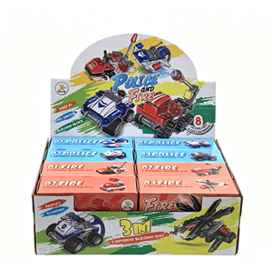Bloques de Construcción 8 en 1 City <span class=keywords><strong>Guardian</strong></span> y Fire Hero - 8 Piezas de Ladrillos Educativos STEM, Juguete de Construcción para Regalos de Fiesta - Product Image 3