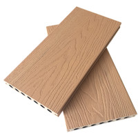 Dalles de terrasse en bois composite antidérapant moderne européen, co-extrusion WPC, plancher de terrasse