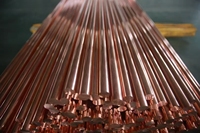 99.99% barre solide en cuivre pur de cuivre ASTM C11000/barre ronde pour électrique