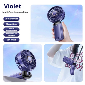 Mini Portable Fan Handheld Battery Operated Lightweight Small Personal Fans with 3 Speeds and USB Rechargeable <b>Eyelash</b> Fan - Product Image 6