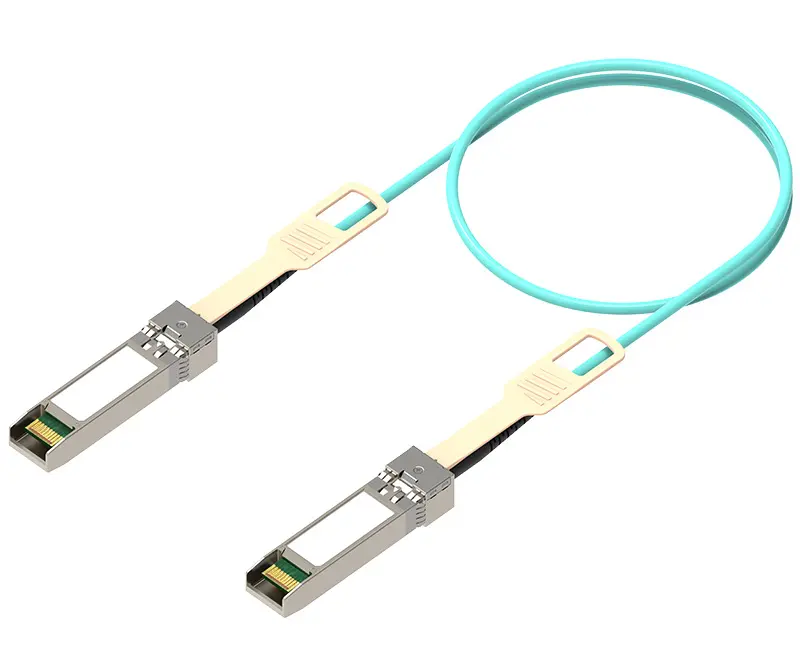 Kabel Jumper Multimode aktif, Jumper serat optik optik aktif, kabel OM1 OM2 OM3 OM4 OM5, 10M 20M 30M 50M 100G QSFP28 ke QSFP28 AOC
