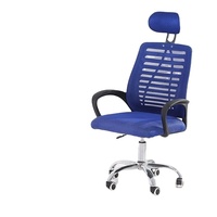 Chaise de bureau ergonomique de luxe moderne avec appui-tête réglable, en maille, pour usage professionnel, chaise de patron, chaise d'ordinateur – Offre spéciale