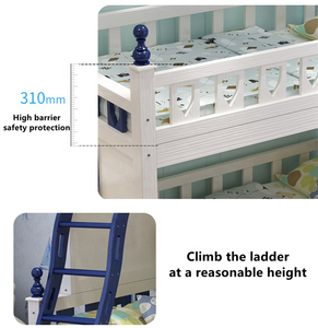 Nội thất phòng ngủ ODM & OEM, bộ giường trẻ em bằng gỗ, giường tầng, giường công chúa, giường đôi bằng gỗ, giường trẻ em hiện đại, giường em bé - Product Image 4