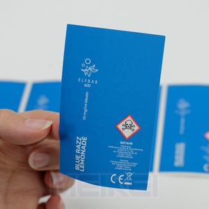 Tùy chỉnh cảm ứng mềm mại cảm thấy nhãn dán in ấn Vinyl Logo nhung hoàn thành nhãn dán không thấm nước dầu gội chai nhãn - Product Image 3