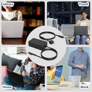 Sạc Laptop 65W Mới, Sạc Đa Năng Cho <span class=keywords><strong>Microsoft</strong></span> <span class=keywords><strong>Surface</strong></span> <span class=keywords><strong>Pro</strong></span> 9 8 7+ 7 6 5 4 <span class=keywords><strong>3</strong></span> X, Bộ Chuyển Đổi Nguồn 5V 4A Có Cổng <span class=keywords><strong>USB</strong></span> - Product Image 5