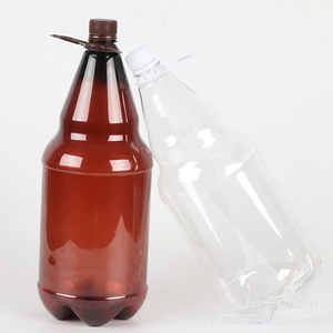 Empty Pet Beer Bottle 2500ml With Handle Reusable Beverage <b>Container</b> For Camping And Outdoor Use - Product Image 4